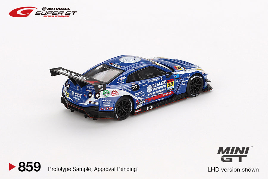 Mini GT 1:64 Nissan GT-R NISMO GT3 #56 "REALIZE NISSAN MECHANIC CHALLENGE GT-R" KONDO RACING 2023 SUPER GT SERIES / SUPER GT
