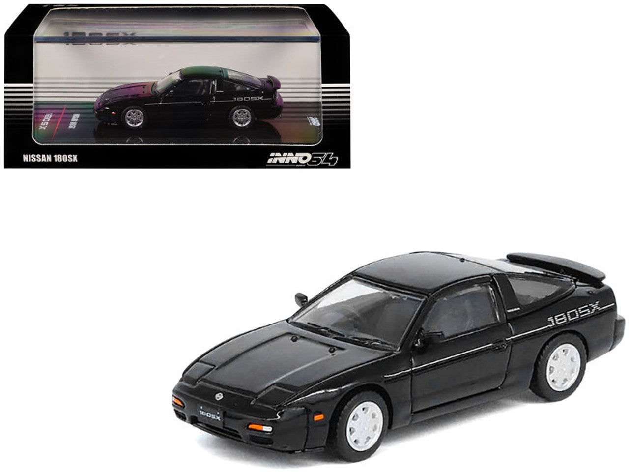 INNO64 1:64 Nissan 180SX Black