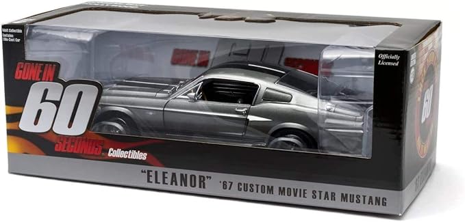 1:18 Greenlight Gone in 60 Seconds - Eleanor '67 Custom Movie Star Mustang - Polished metal Edition