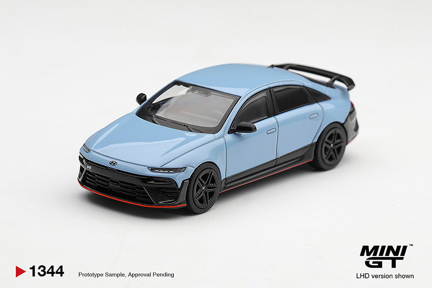 (Preorder) Mini GT 1:64 BMW Hyundai Ioniq 6 N Performance Blue Pearl - MGT01344