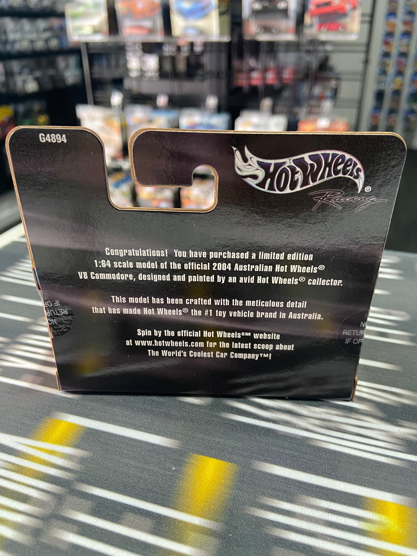 Hot Wheels boxed Holden Commodore 2004 release