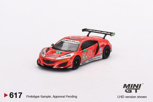 Mini GT Acura NSX GT3 EVO22 #93 WTR Racers Edge Motorsports IMSA 2023 Daytona 24Hr. (617)