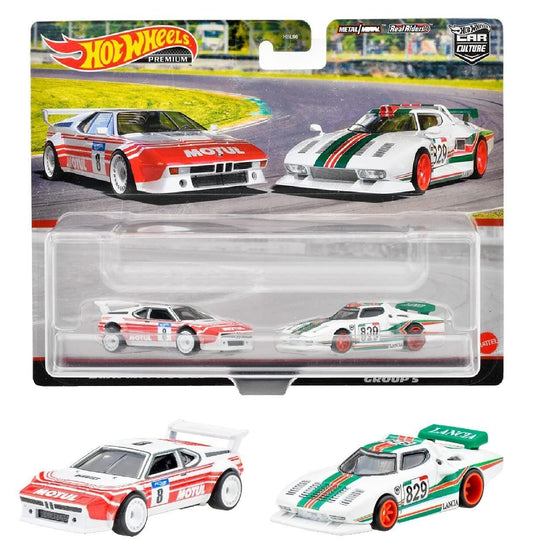 1:64 Hot Wheels Car Culture Twin Pack BMW M1 Procar / Lancia Stratos Group 5