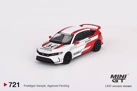 Mini GT 1:64 Honda Civic TYPE R #2 2023 Pace Car White (721)
