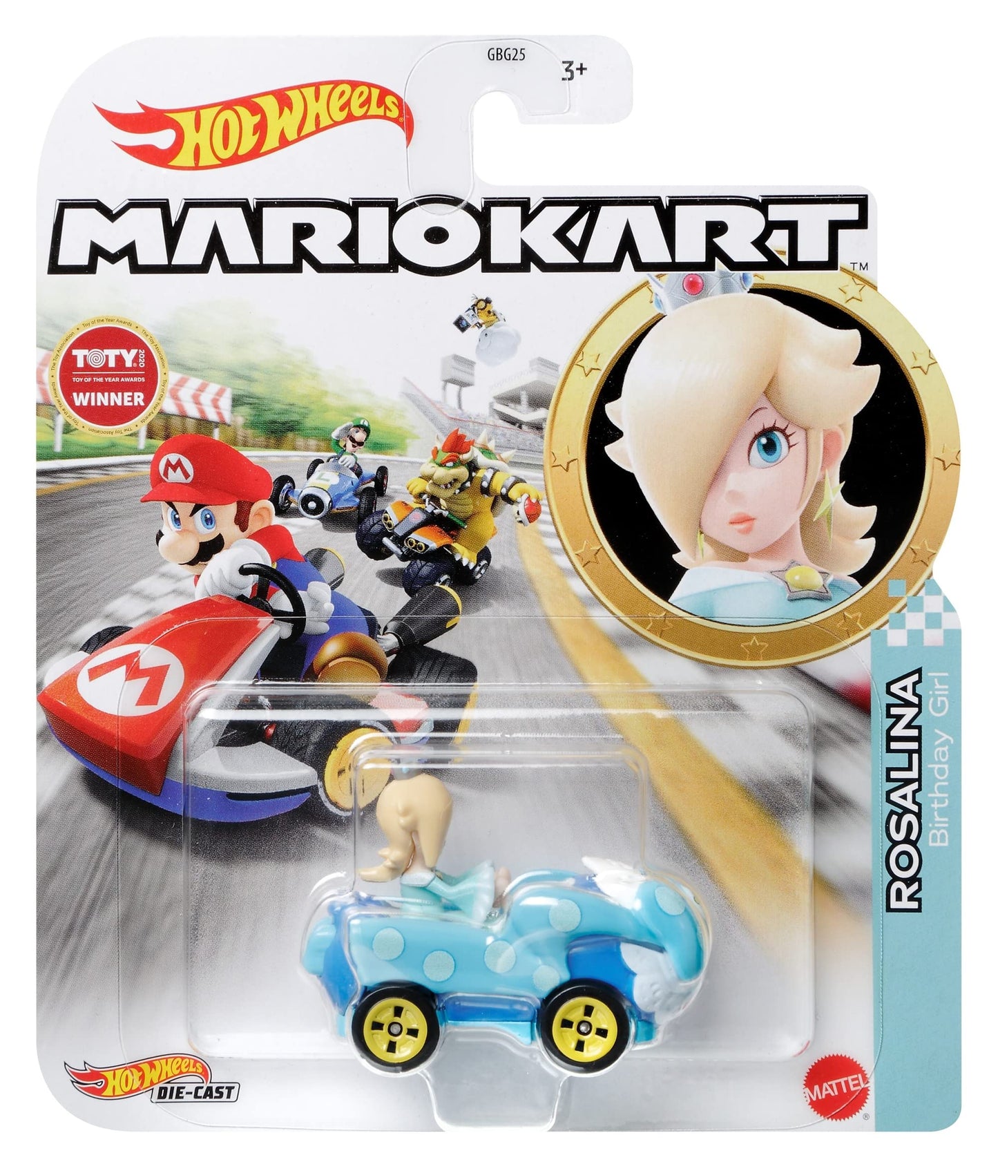 Hot Wheels Mario Kart - Rosalina Birthday Girl