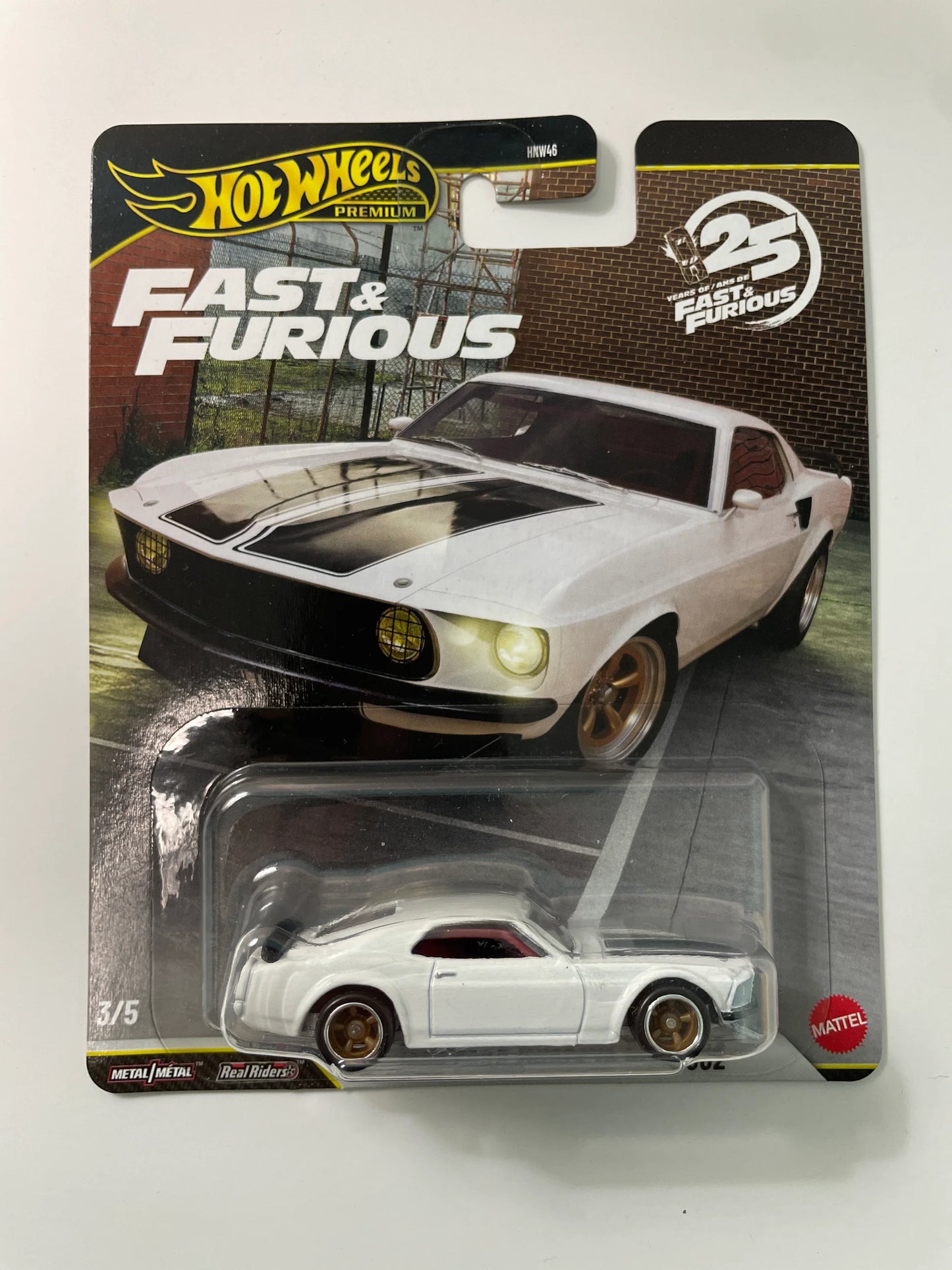 1:64 Hot Wheels Fast & Furious 1969 Ford Mustang Boss 302