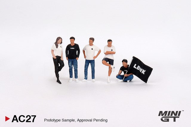 (Preorder) Mini GT Figurine: Team Liberty Walk