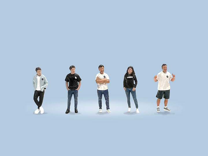 American Diorama 1:64 Figure Set: Team Liberty Walk (Set of 5 figures) *Official LBWK Licensed product