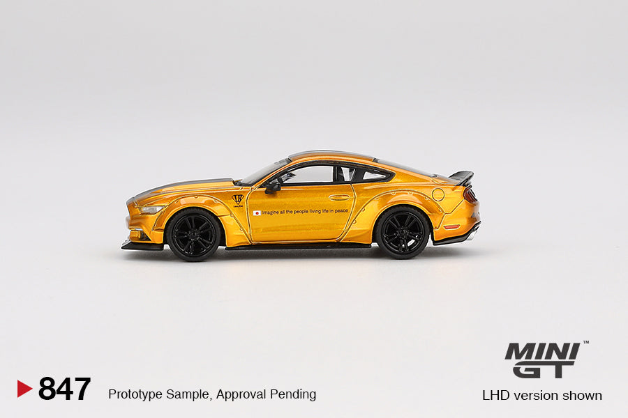 Mini GT 1:64 LB-WORKS FORD MUSTANG LB Gold (847)
