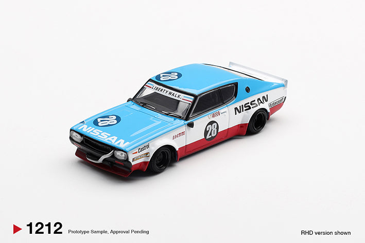 (Preorder) Mini GT 1:64 Nissan Skyline Kenmeri Liberty Walk Nissan Racing '75 concept - MGT01212