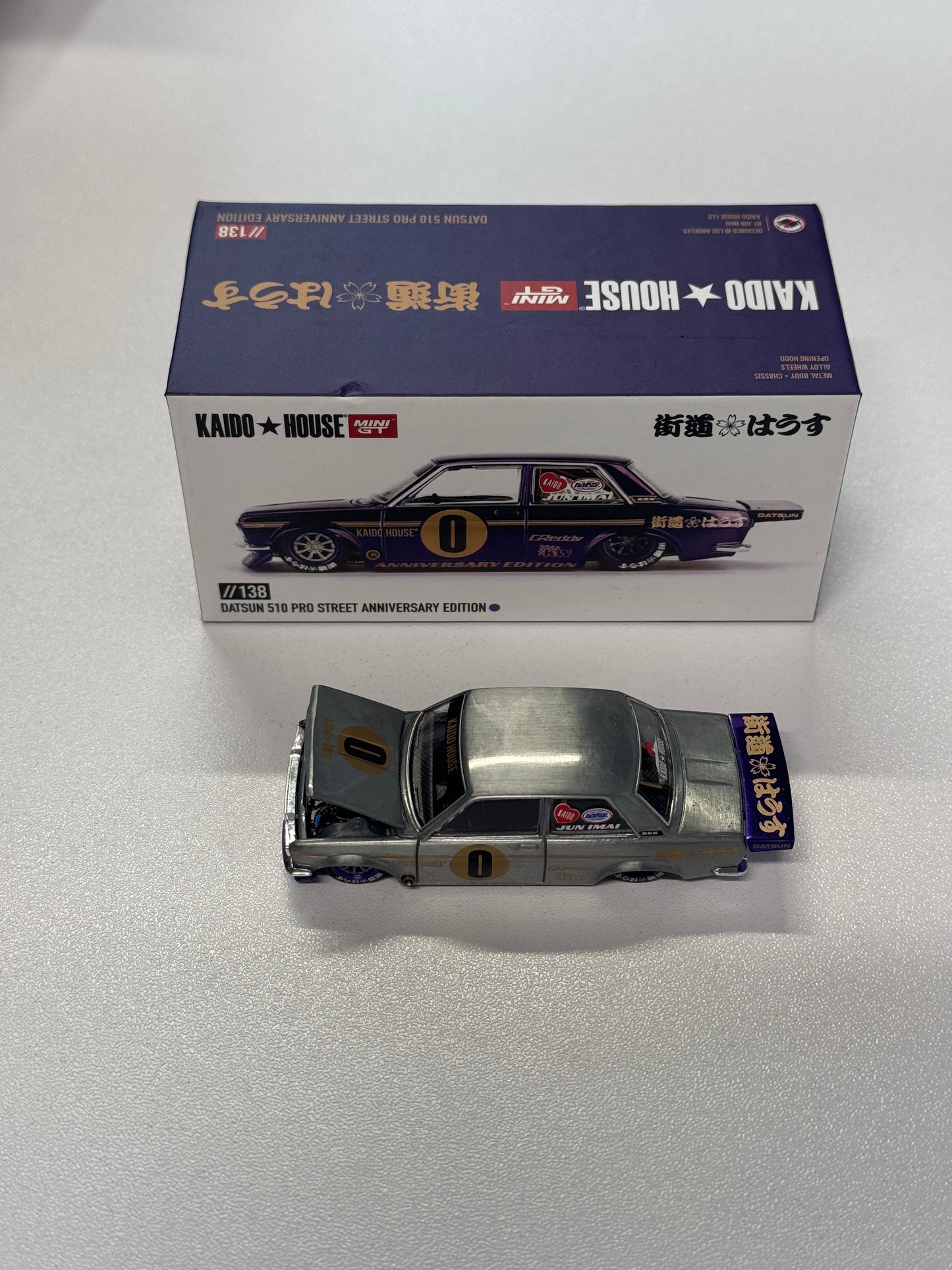 Kaido House x Mini GT 1:64 Datsun Pro Street Anniversary Edition 138 Chase