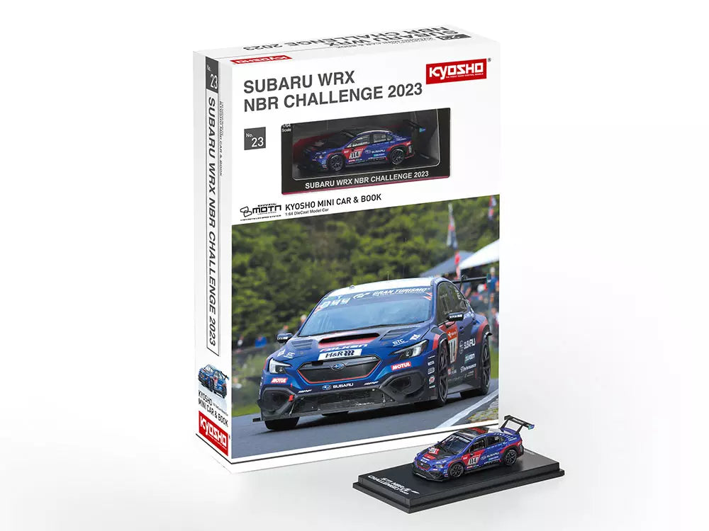 Kyosho 1:64 Subaru WRX NBR Challenge 2023 No.23 Include Mini Car
