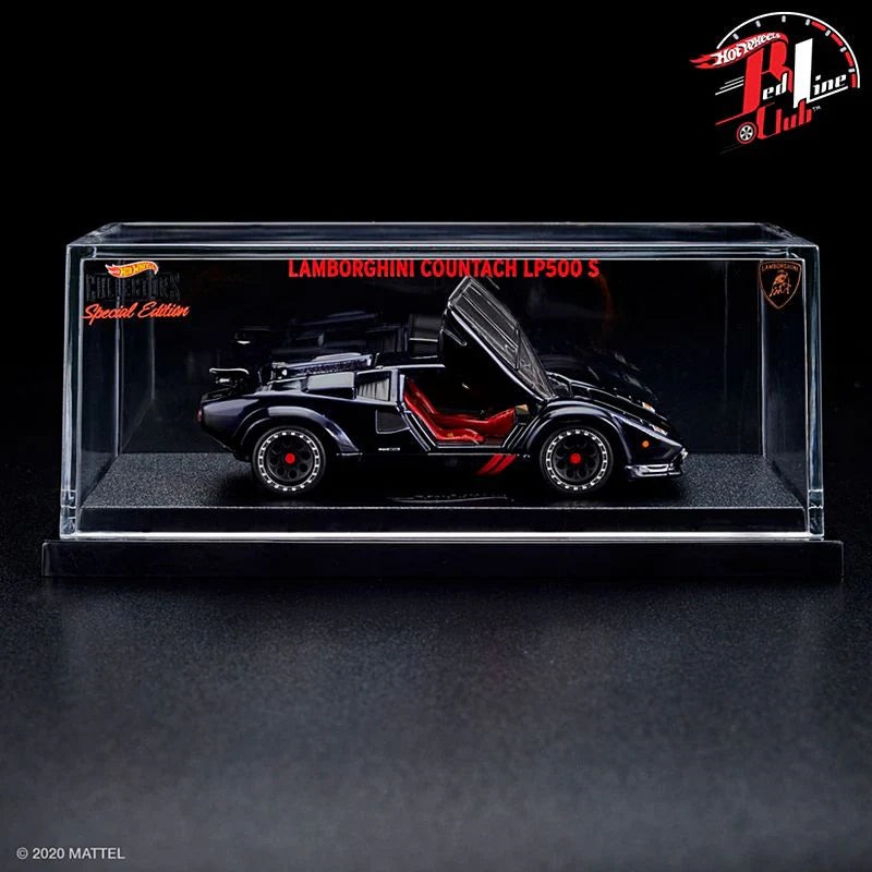 Hot Wheels Special Edition RLC '82 Lamborghini Countach LP500 S Black (#7416/12000)