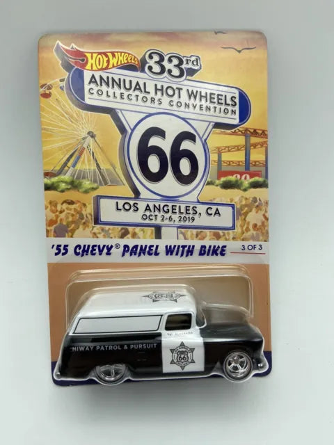 Hot Wheels 33rd Annual Convention '55 Chevy Panel with Bike