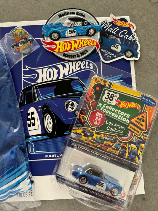Hot Wheels 38th Annual Convention Datsun Fairlady 2000 (Dinner stickered complete set)