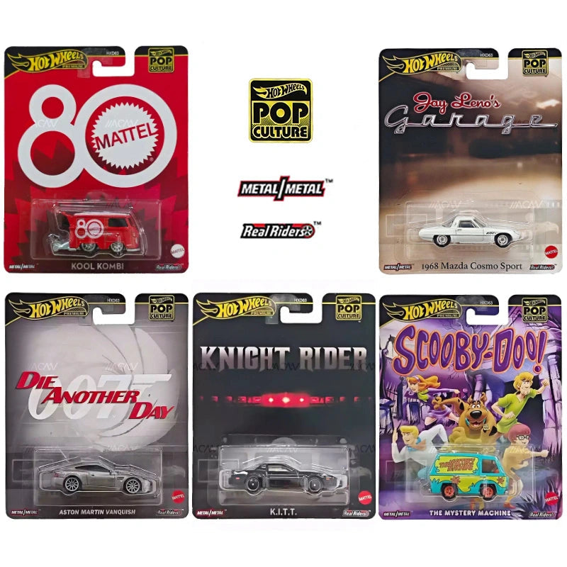 Hot Wheels Premium 1:64 Pop Culture 2024 G Assortment Complete Set of 5