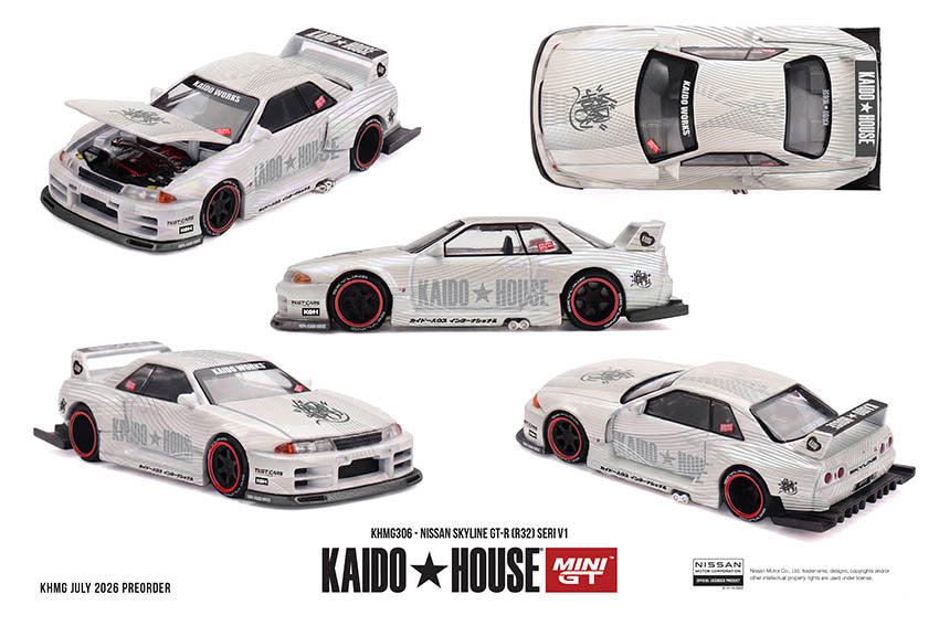 (Preorder) Kaido House x Mini GT 1:64 Nissan Skyline GT-R (R32) SERI V1 - KHMG306