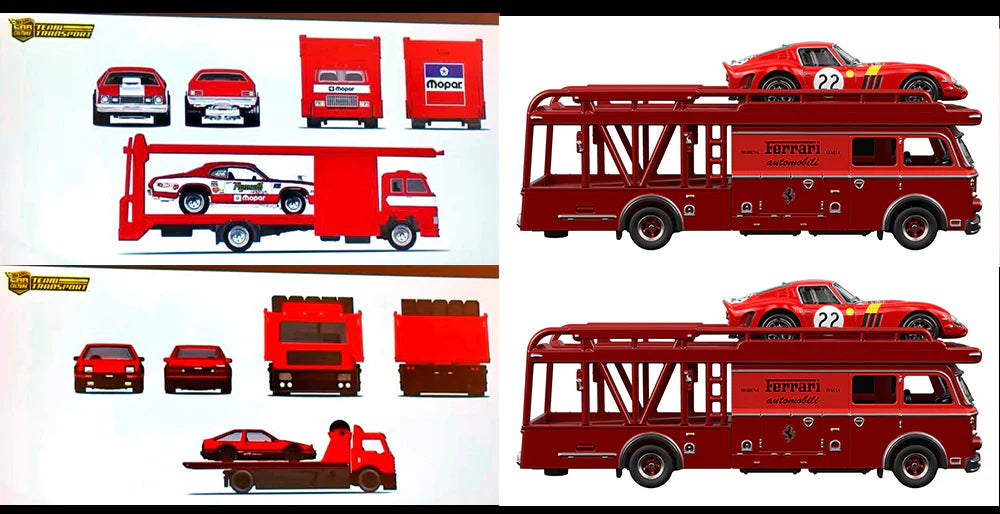 (Preorder) Hot Wheels 1:64 Team Transport 2025 H Case Assortment (Breakdown of double up yet to be confirmed)