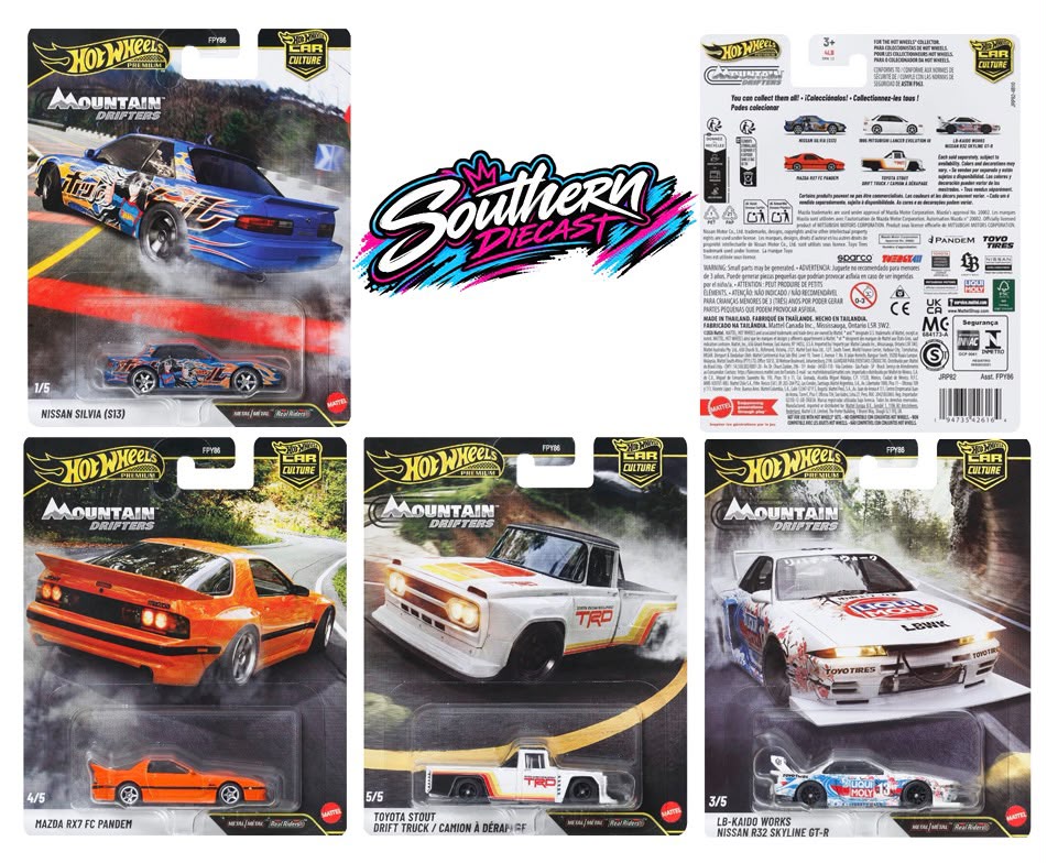 (Preorder) Hot Wheels 1:64 Car Culture 2027 - Mountain Drifters