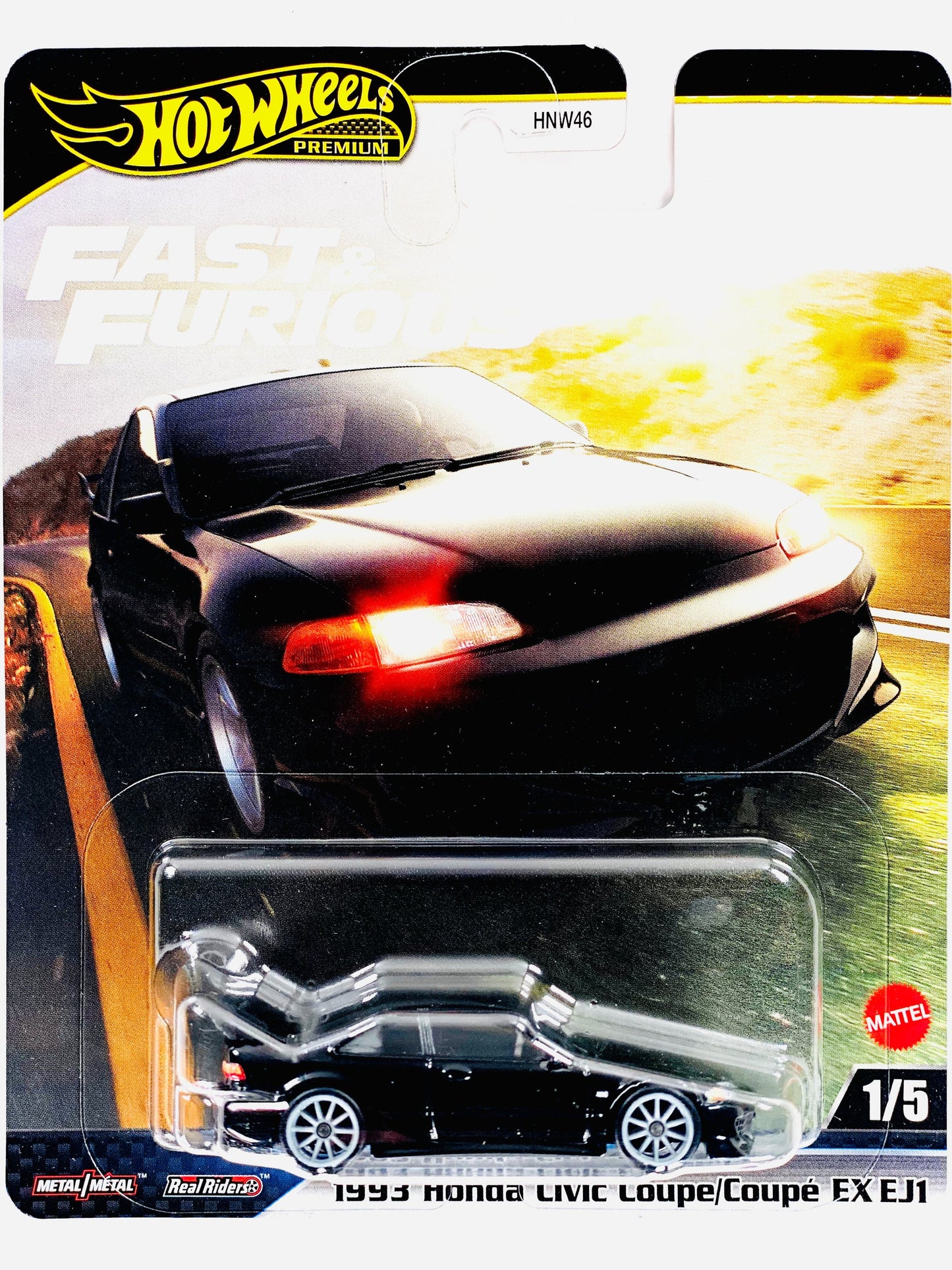 Hot Wheels Fast & Furious 1993 Honda Civic Coupe EX EJ1