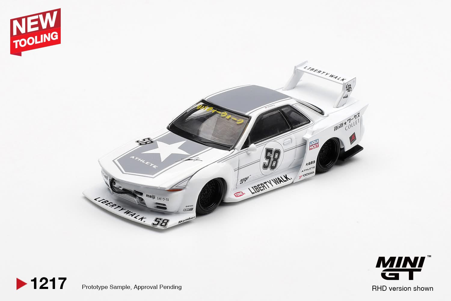 Preorder) Mini GT 1:64 Nissan GT-R32 Kaido Works TAS 2025