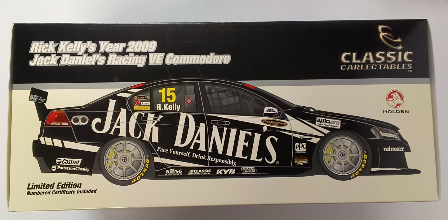 1:18 Classic Carlectables Rick Kelly's Year 2009 Jack Daniels Racing VE Commodore