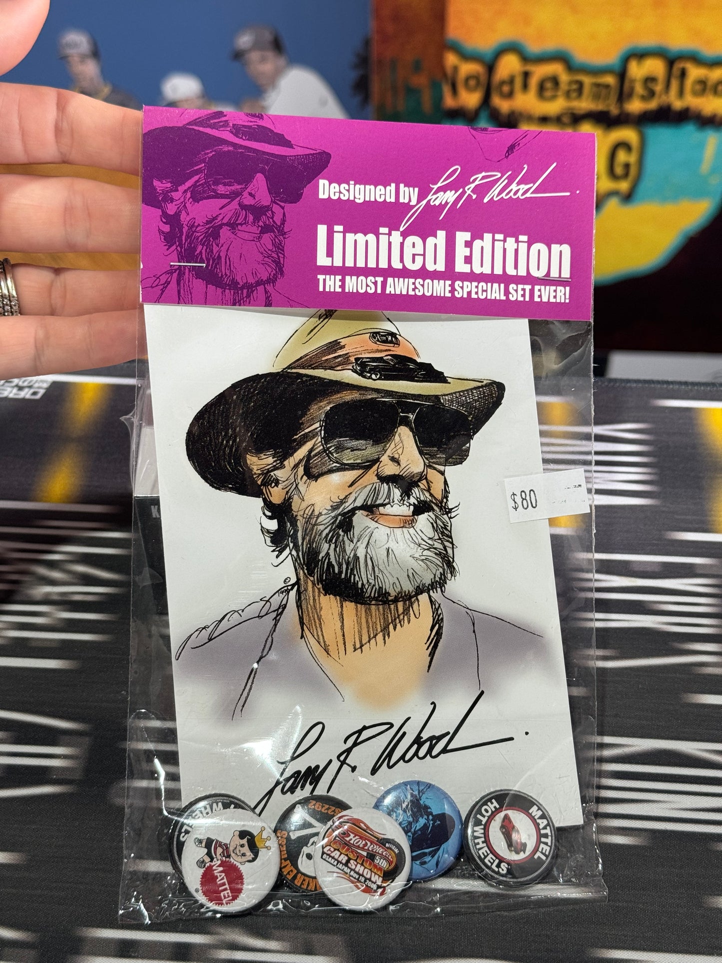 Limited Edition Mixed Pins and Picture (Designed by Larry Wood)