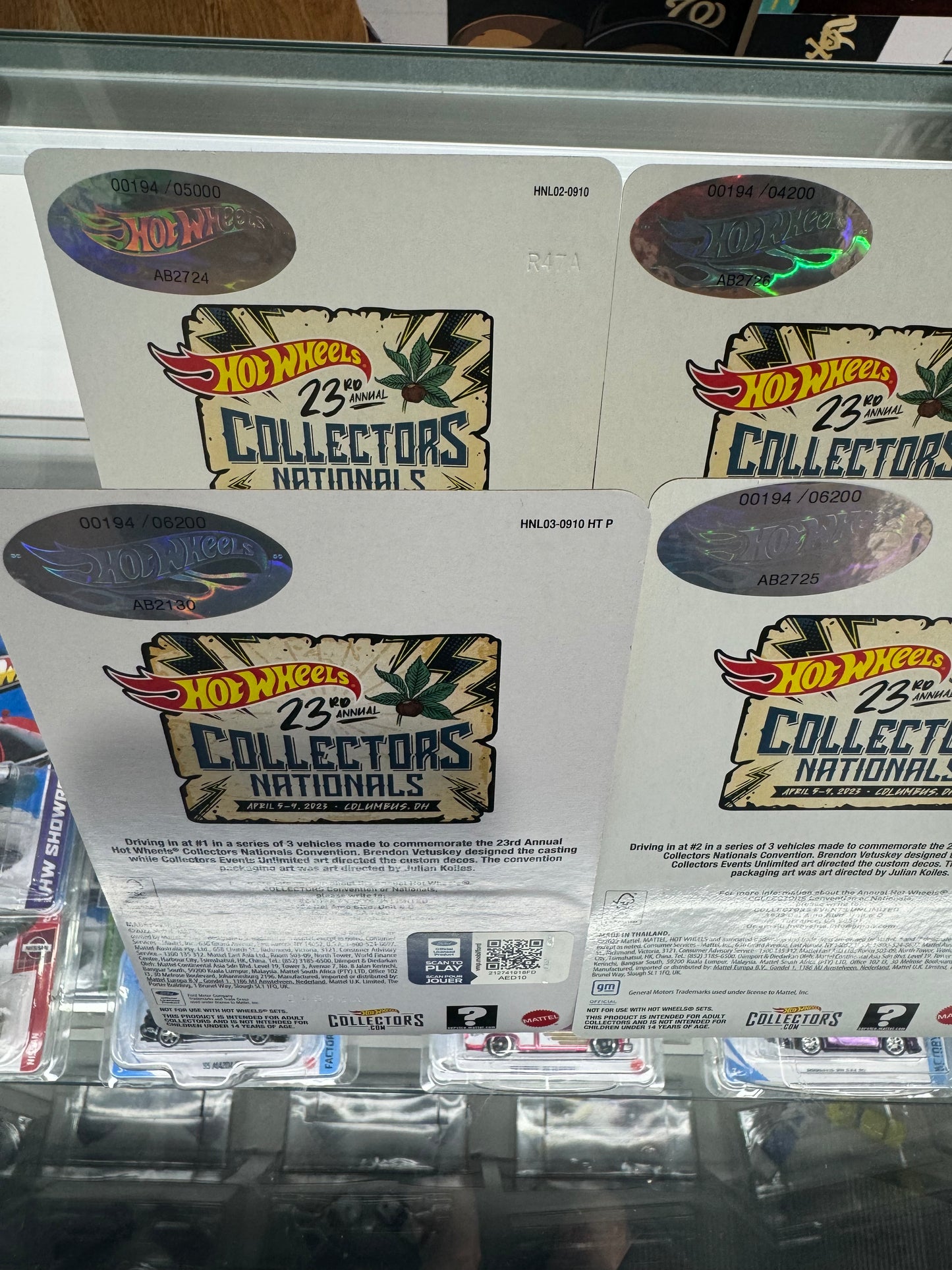 Hot Wheels 23rd Annual Collectors Convention Set (Matching Number #00194)