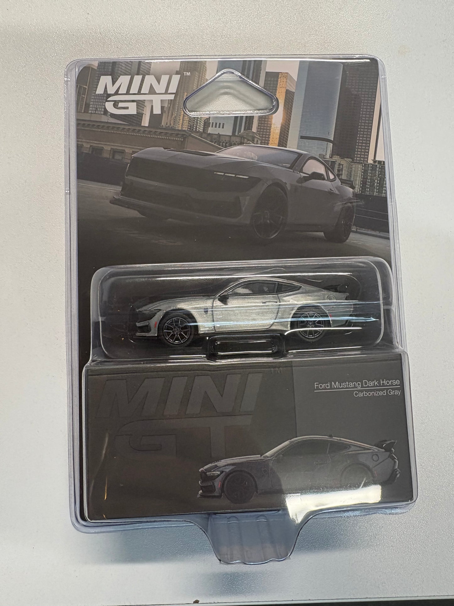 Mini GT Ford Mustang Dark Horse Carbonized Gray - Chase