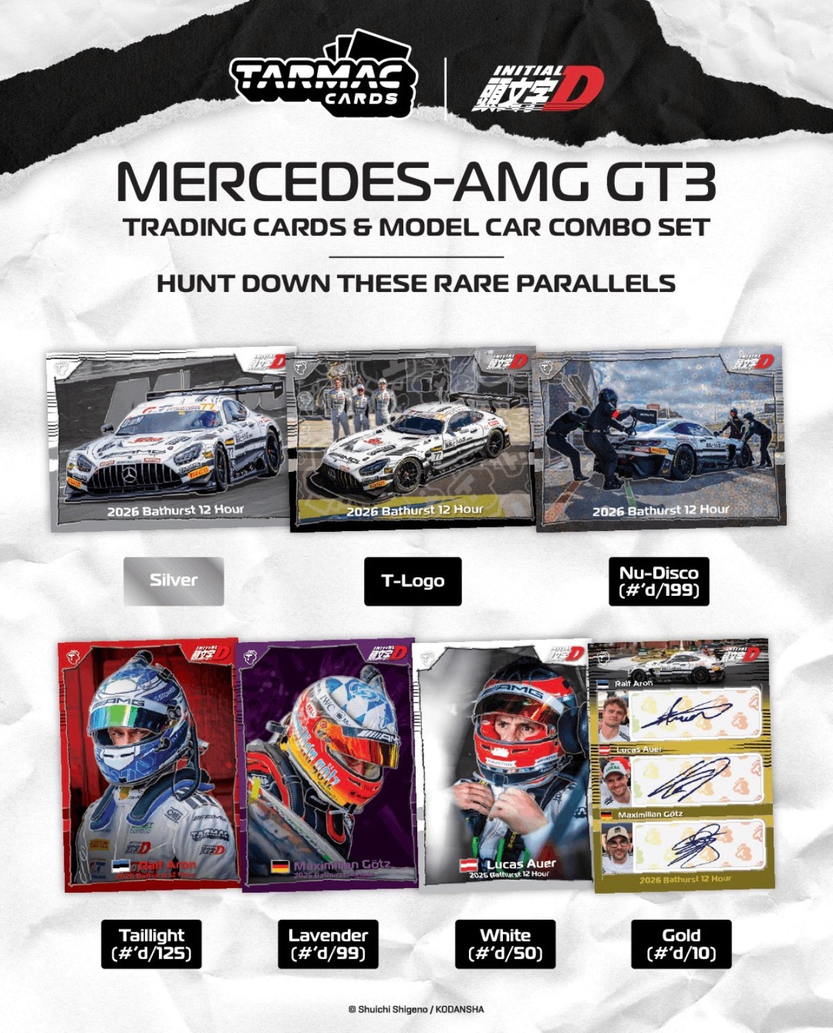 (Preorder) Tarmac Works 1:64 Hobby64 Bathurst 12h 2026 Craft-Bamboo Racing Ralf Aron / Lucas Auer / Maximilian Götz
