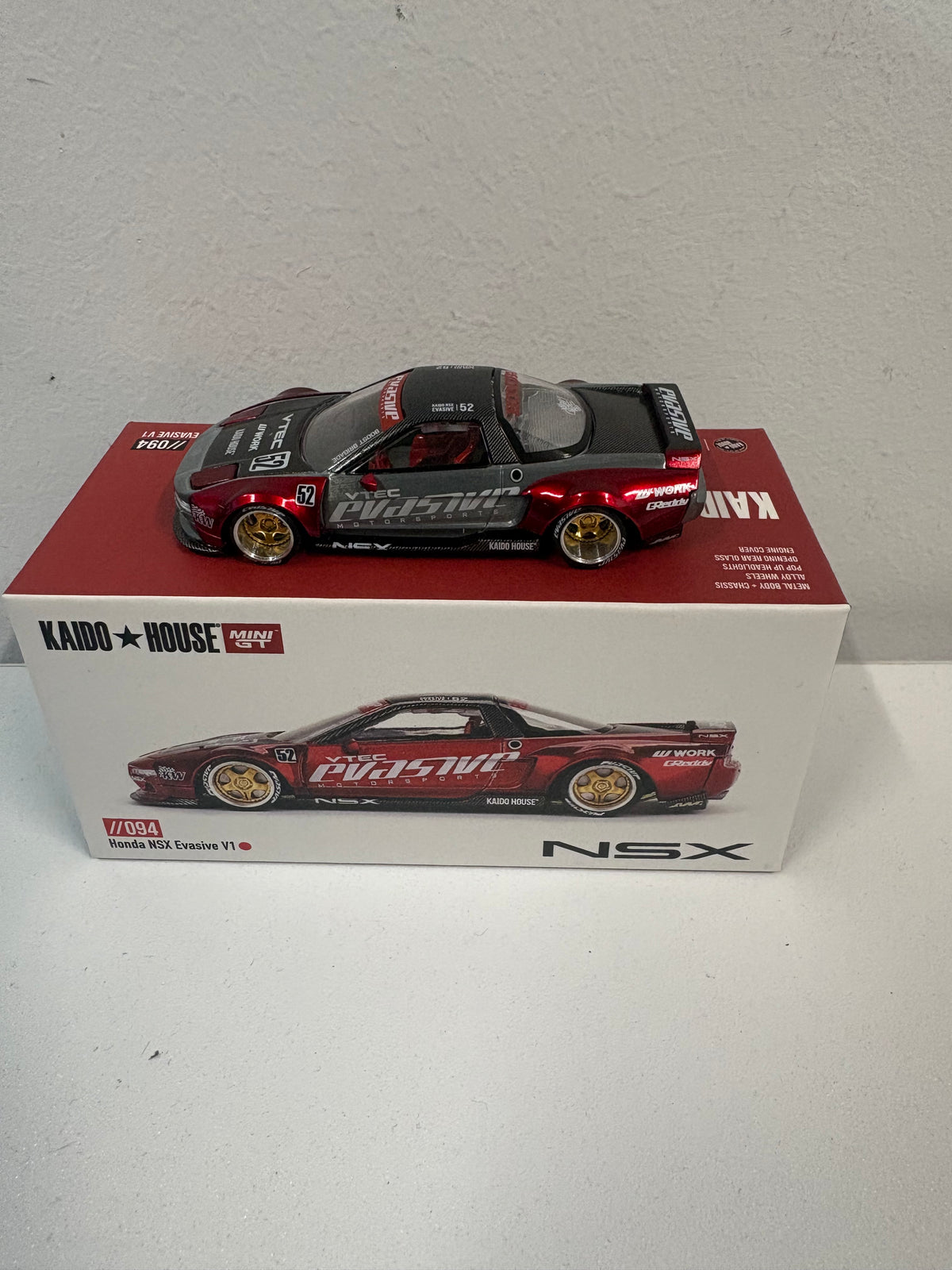 Kaido House x Mini GT 1:64 Honda NSX Evasive V1 - Chase Car