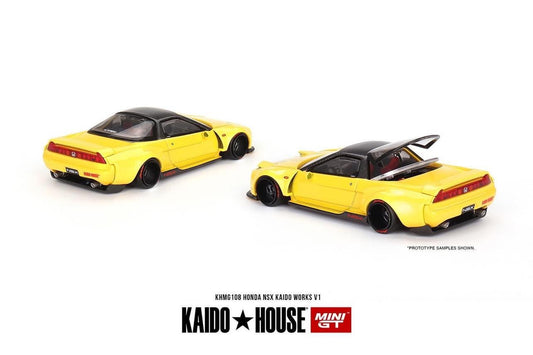 (Preorder) Kaido House x Mini GT 1:64 Honda NSX Yellow V2