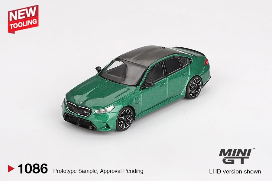 (Preorder) Mini GT 1:64 BMW M5 (G90) Isle of Man Green Metallic - MGT01086