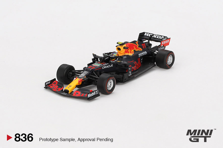 (Preorder) Mini GT 1:64 Red Bull RB16B #11 Sergio Pérez 2021 Azerbaijan Grand Prix Winner (836)