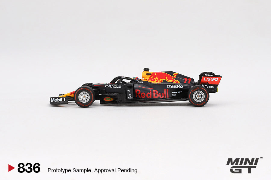 Mini GT 1:64 Red Bull RB16B #11 Sergio Pérez 2021 Azerbaijan Grand Prix Winner (836)