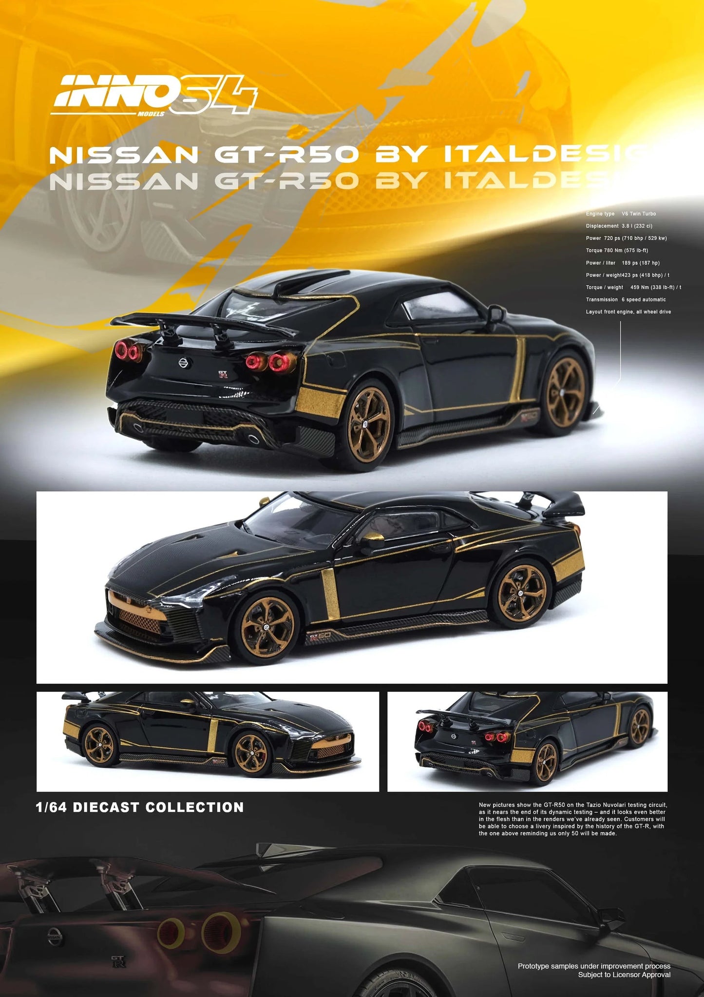 INNO64 1:64 Nissan GT-R50 by Italdesign