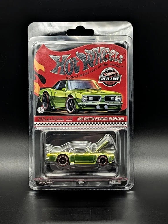 Hot Wheels RLC 1968 Custom Plymouth Barracuda Green