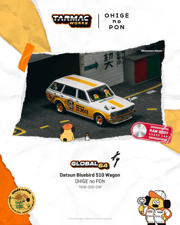 Tarmac Works Datsun Bluebird 510 Wagon OHINGE no PON