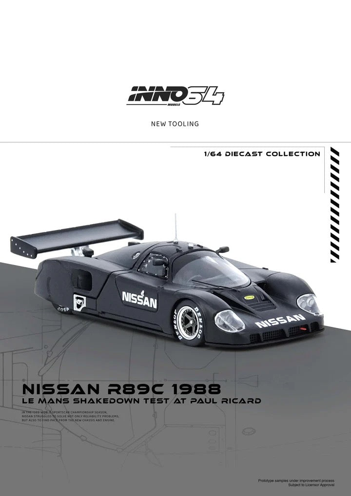 INNO64 Nissan R89C Le Mans Shakedown Test at Paul Ricard 1988