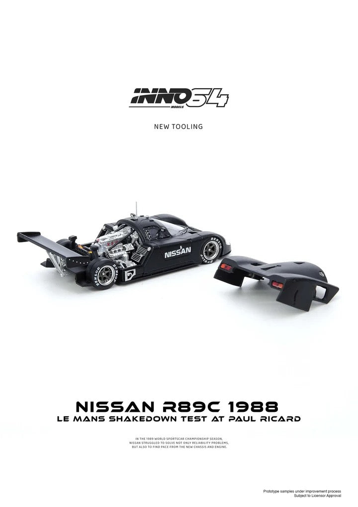 INNO64 Nissan R89C Le Mans Shakedown Test at Paul Ricard 1988