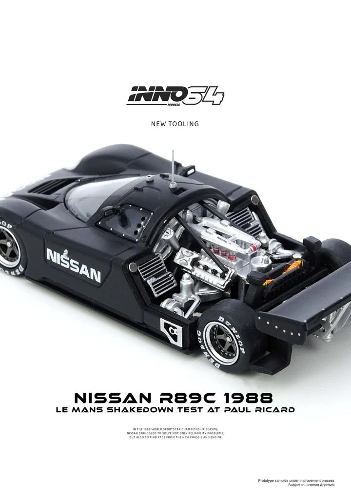 INNO64 Nissan R89C Le Mans Shakedown Test at Paul Ricard 1988
