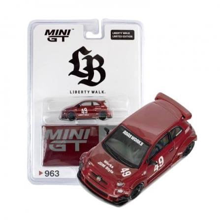 Mini GT Store Exclusives LB-WORKS x Abas Works ABARTH 595 Red