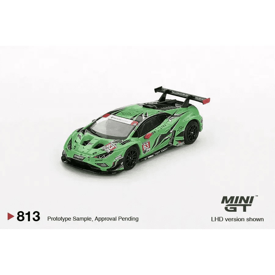 (Preorder) Mini GT 1:64 Lamborghini Huracán GT3 EVO2 #63 Iron Lynx IMSA 2023 Daytona 24 Hrs MGT00813-L