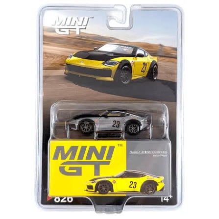Mini GT Nissan LB NATION WORKS - Ikazuchi Yellow - Chase