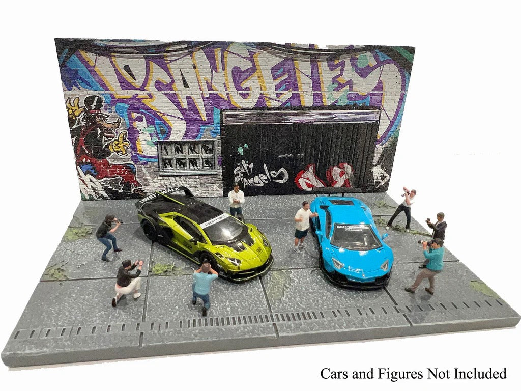 (Preorder) 1:64 STREET ART DIORAMA: LA GRAFFITI AMERICAN DIORAMA - AD-2424