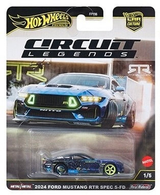 Hot Wheels Circuit Legends 2024 Ford Mustang RTR 5-FD