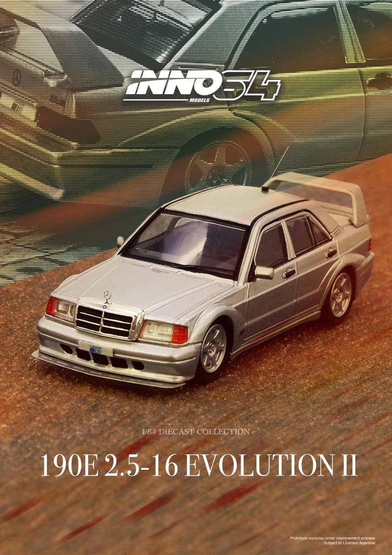 INNO64 1:64 Mercedes Benz 190E Silver