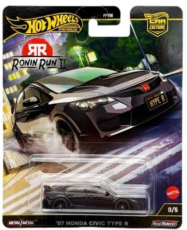 Hot Wheels Ronin Run II '07 Honda Civic Type R - Chase