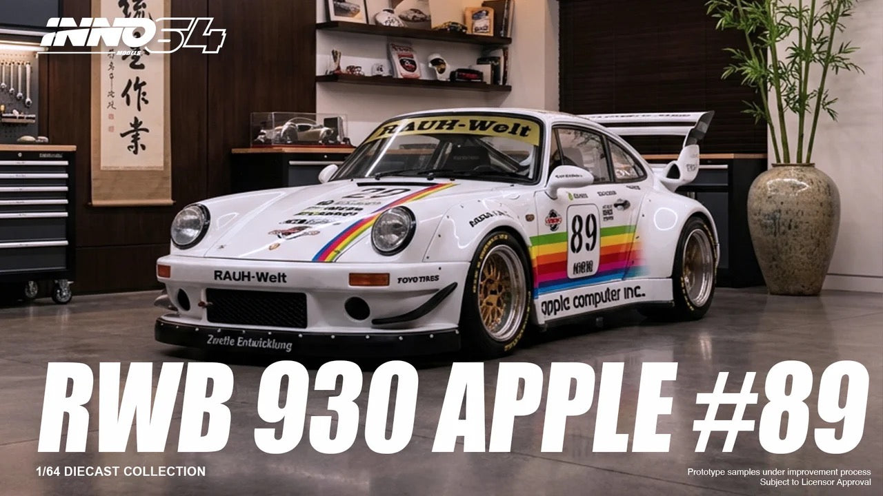 (Preorder) INNO64 1:64 RWB 930 #89 Apple Livery