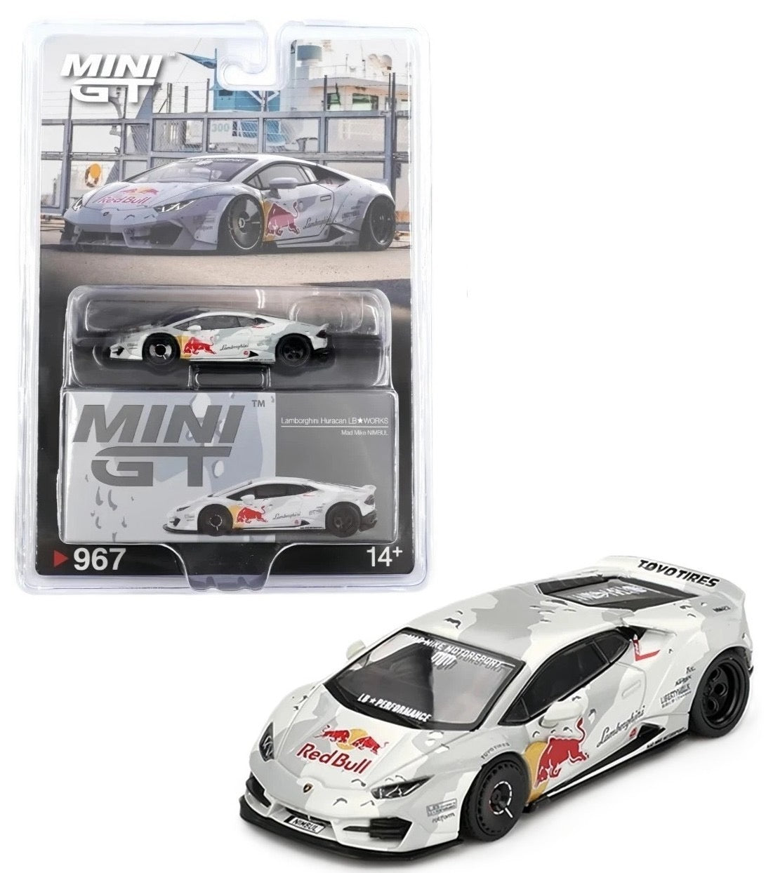 (Preorder) Mini GT 1:64 Lamborghini Huracan LB-WORKS ver. 2 Mad Mike NIMBUL